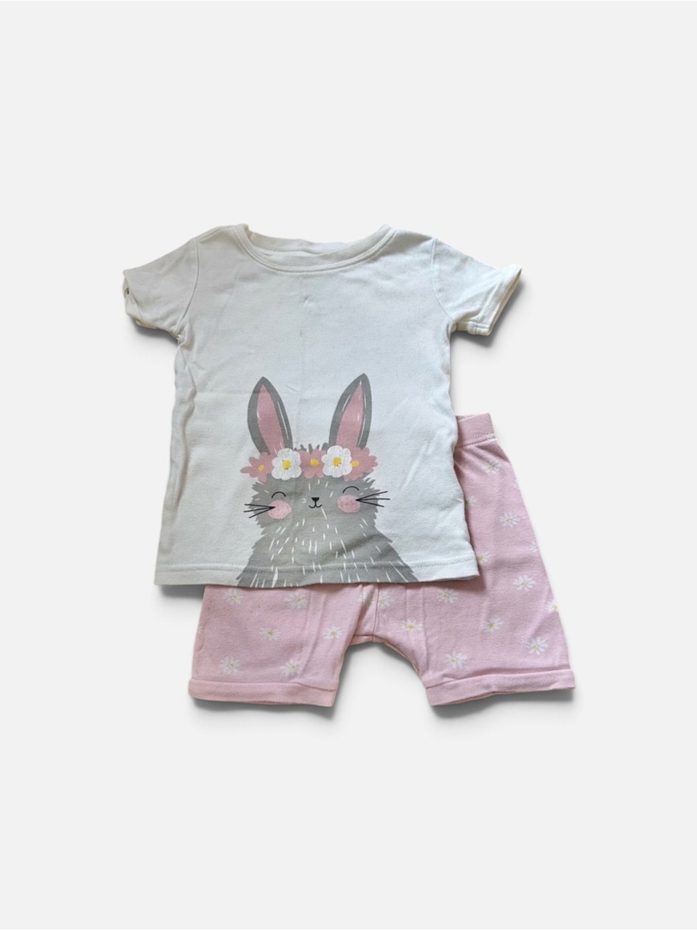 5/$25 Old Navy Floral Bunny Pajama Set